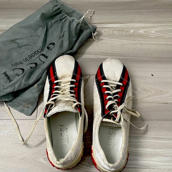 Vintage men’s Gucci sneaker. Size 9.5 - Picture 1 of 5